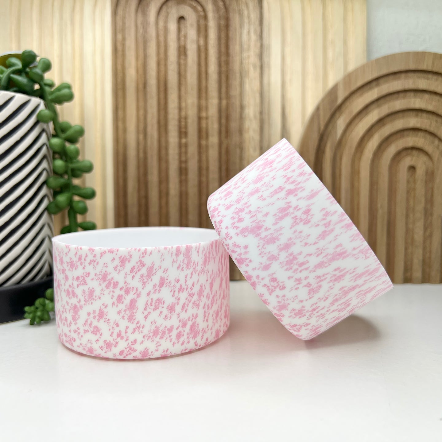 Pink Rosette Tumbler Boot